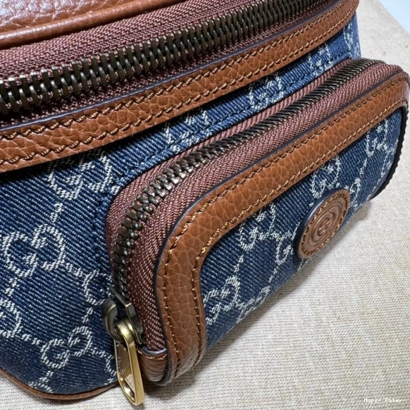Hyperpeter Belt G Interlocking with Gucci bag 0815